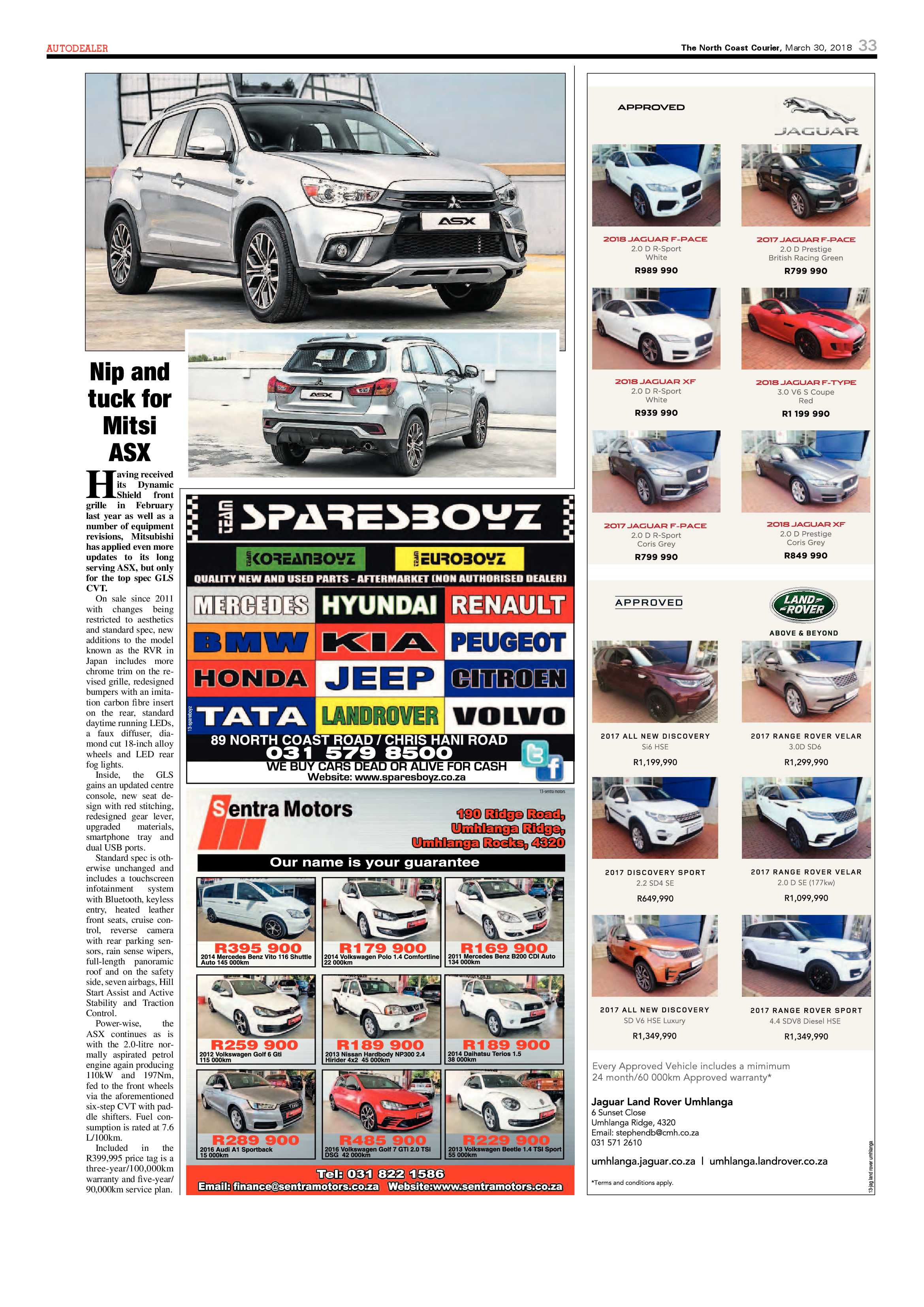 The North Coast Courier – 30 March 2018 page 33
