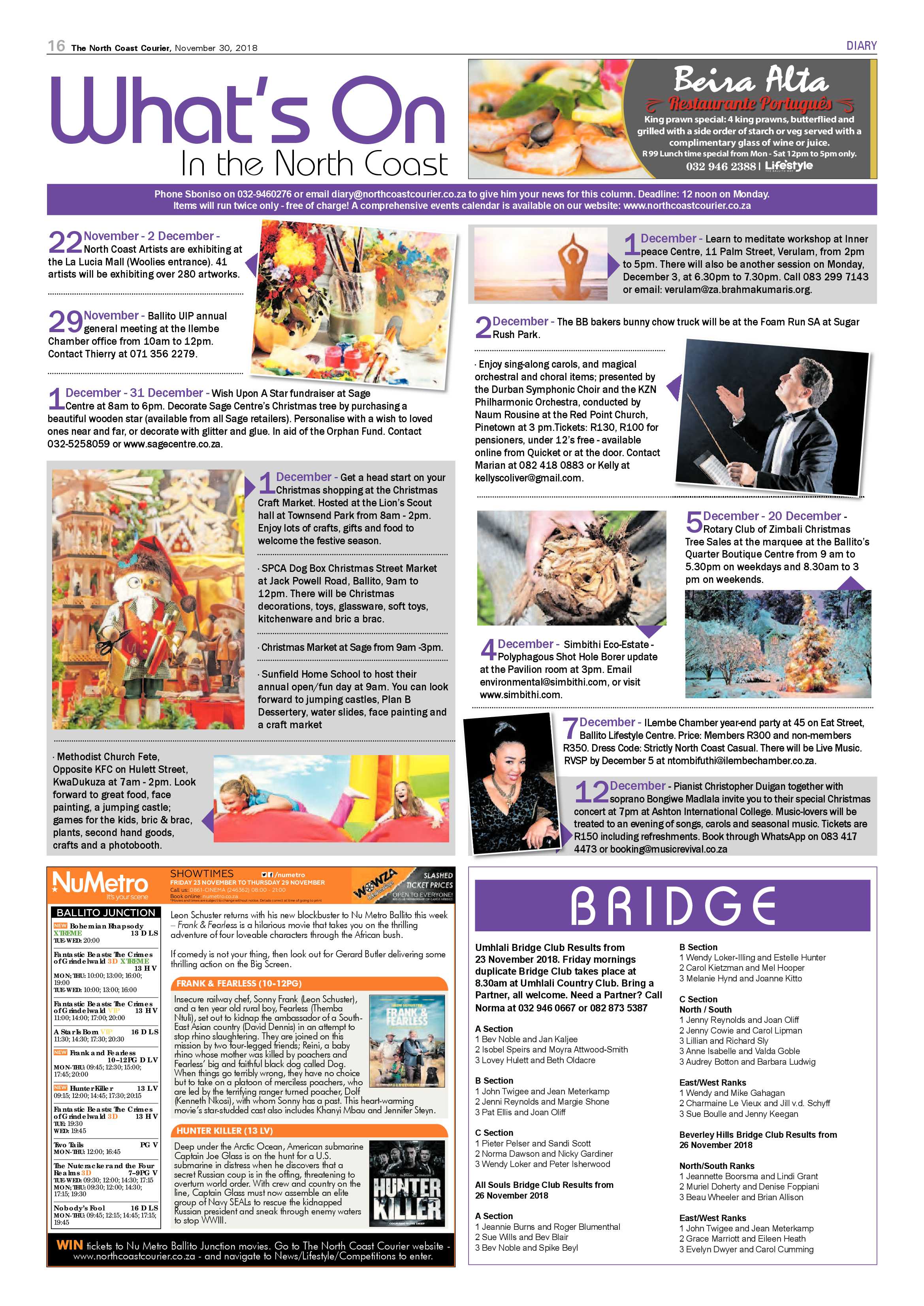 The North Coast Courier – 30 November 2018 page 16
