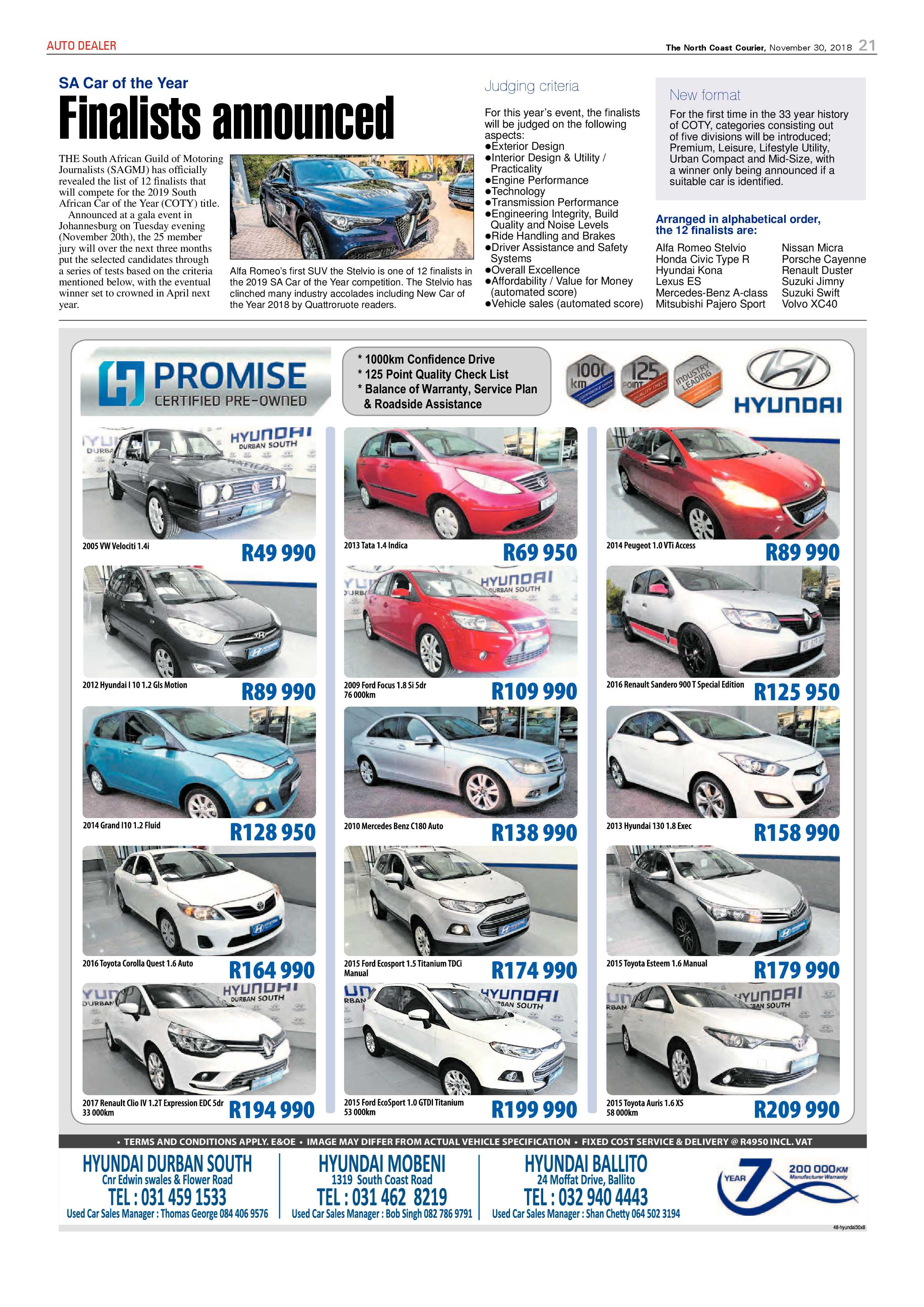 The North Coast Courier – 30 November 2018 page 21
