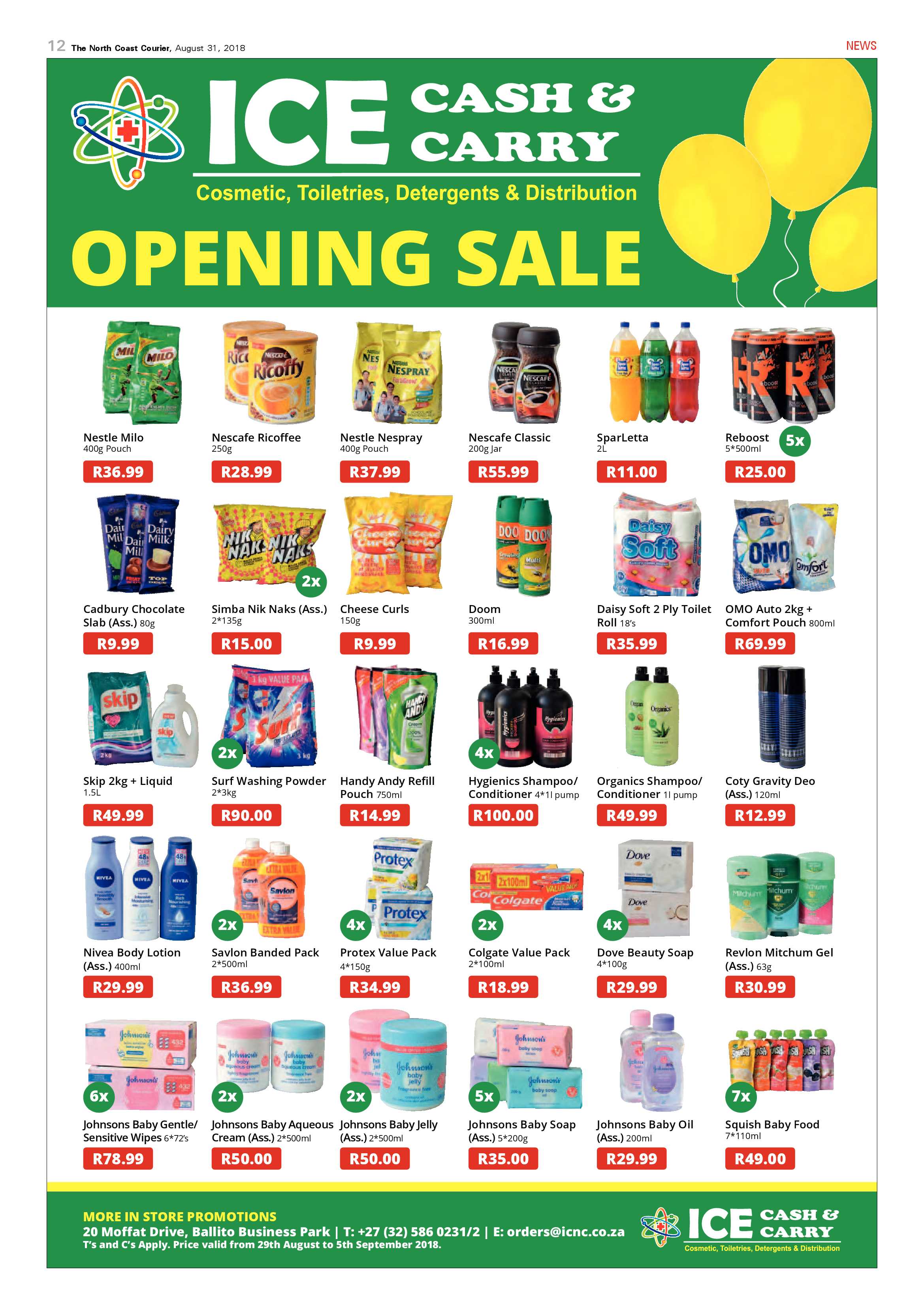 The North Coast Courier – 31 August 2018 page 12
