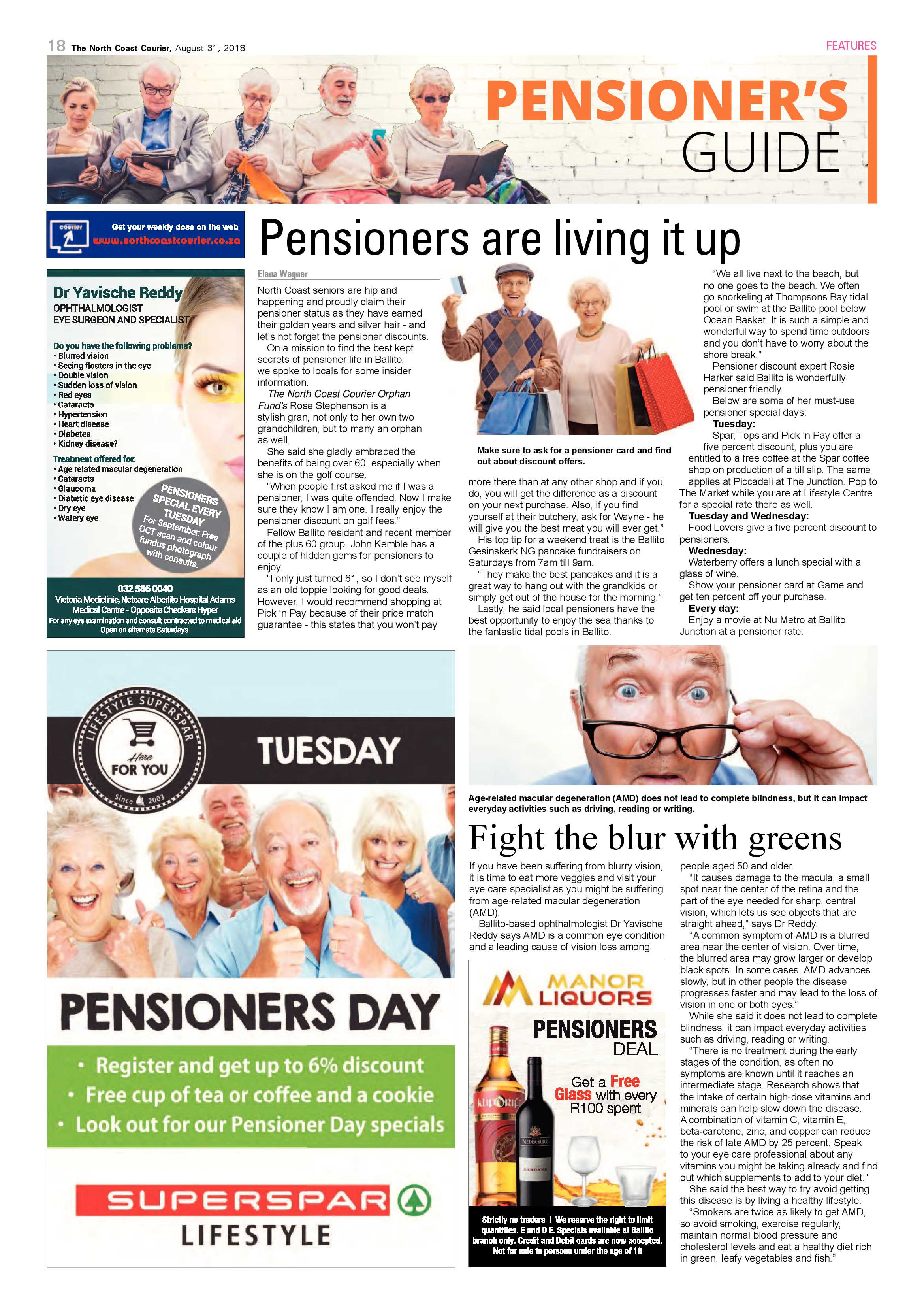 The North Coast Courier – 31 August 2018 page 18
