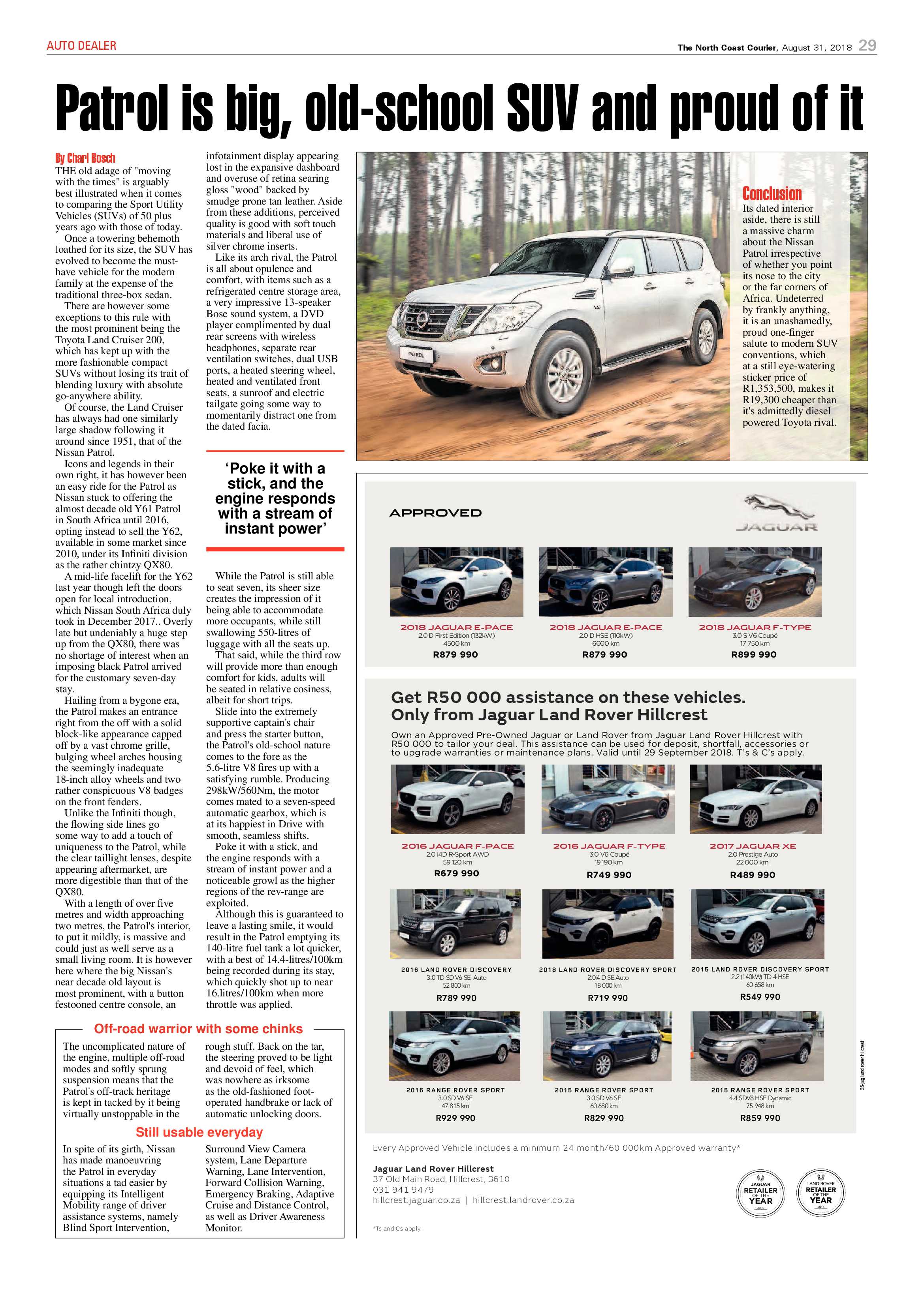 The North Coast Courier – 31 August 2018 page 29