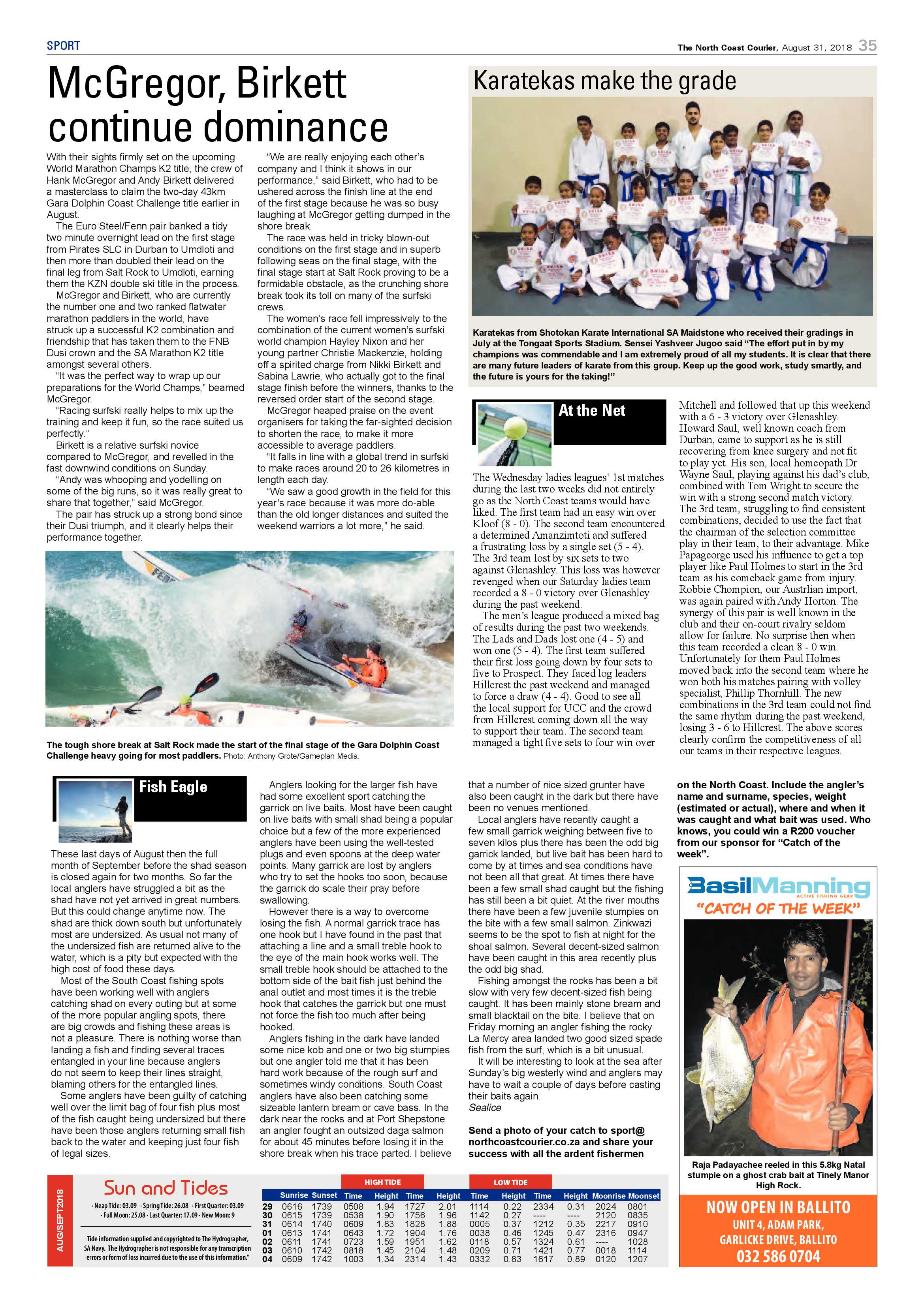 The North Coast Courier – 31 August 2018 page 35