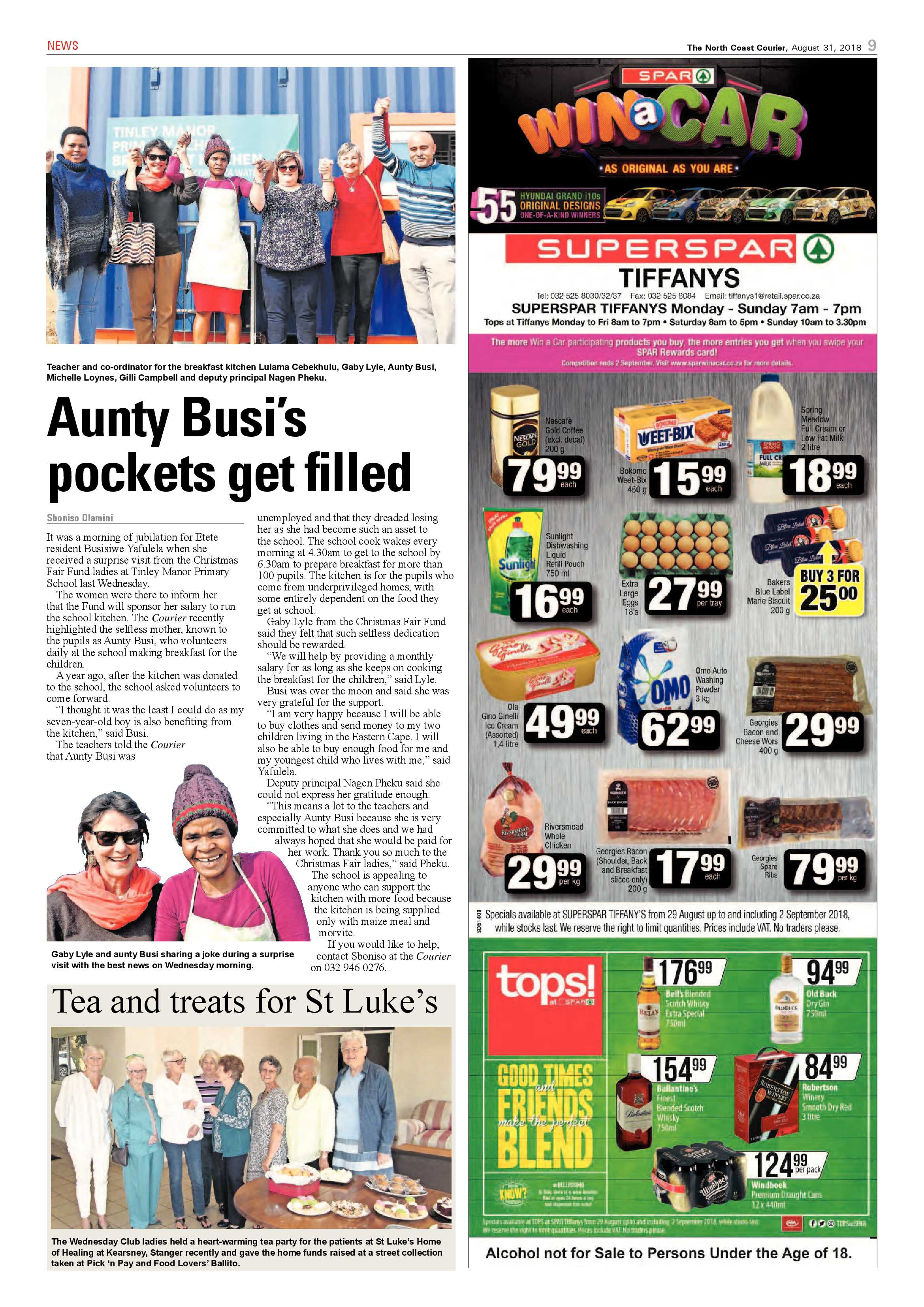 The North Coast Courier – 31 August 2018 page 9