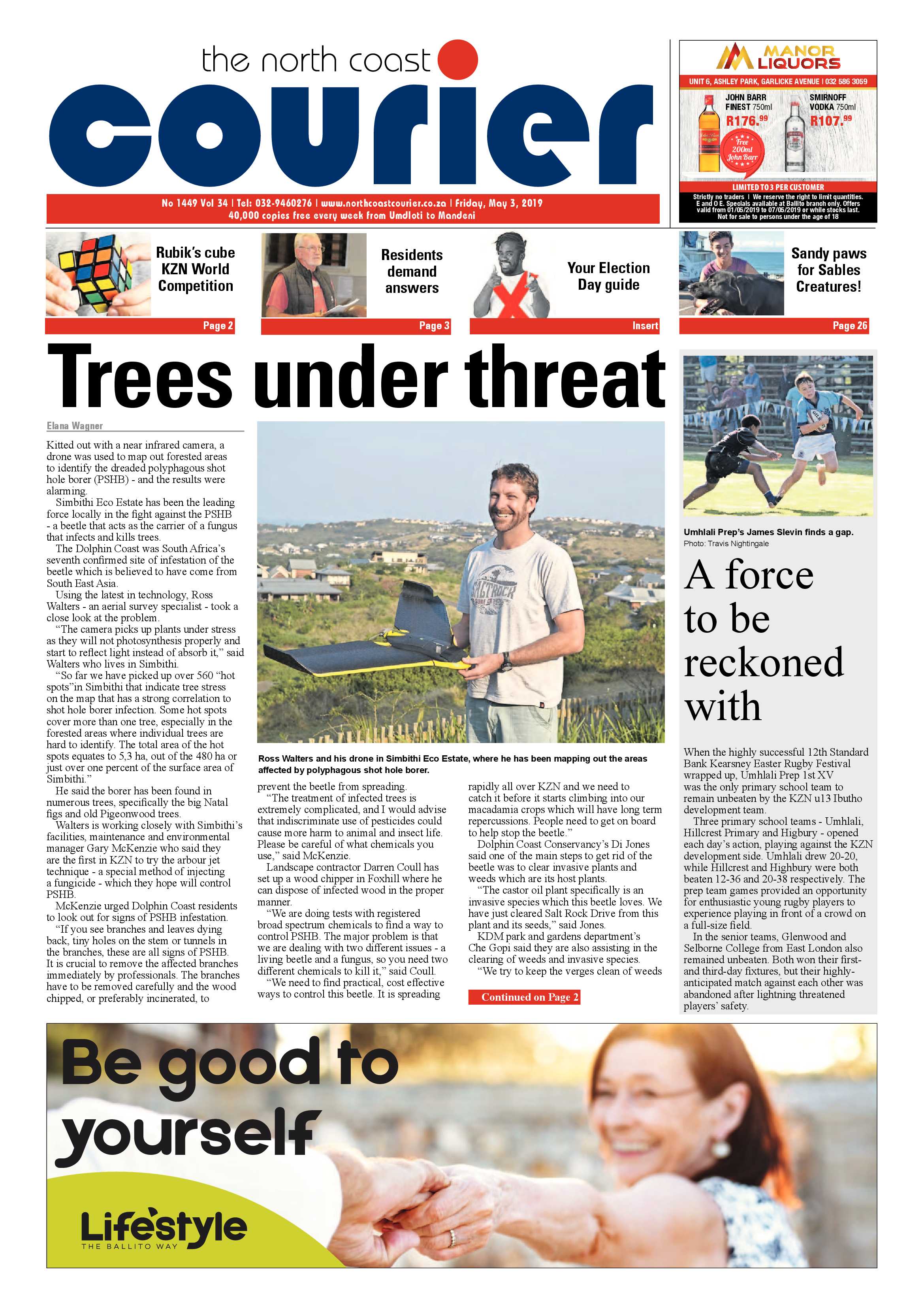The North Coast Courier – 3 May 2019 page 1
