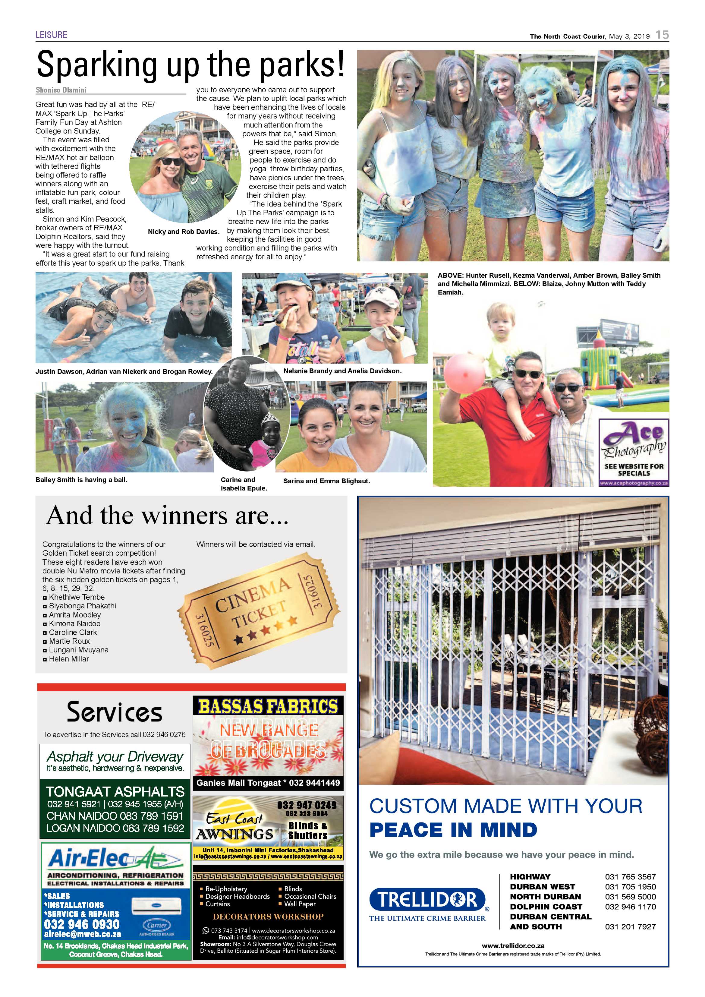 The North Coast Courier – 3 May 2019 page 15