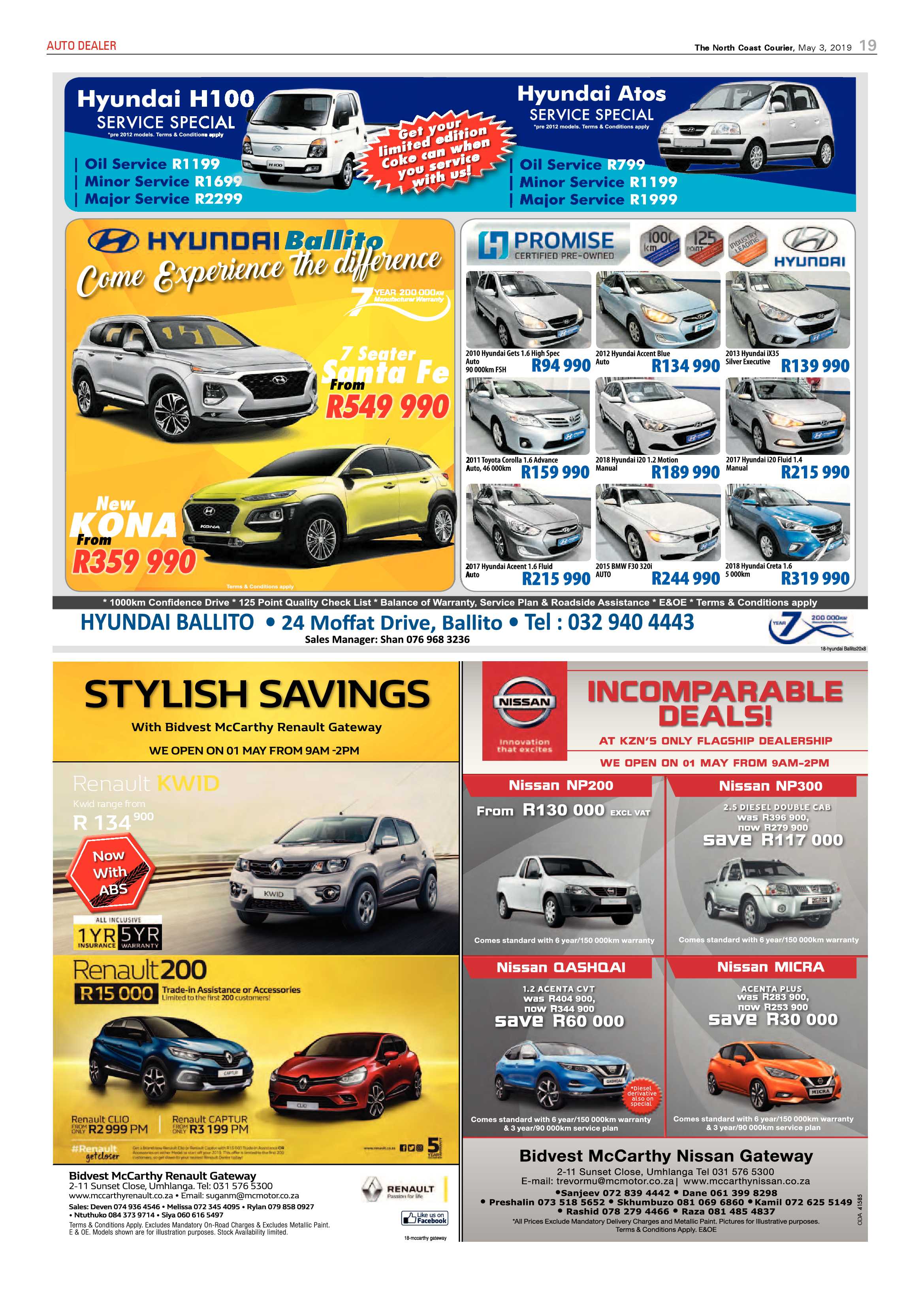 The North Coast Courier – 3 May 2019 page 19