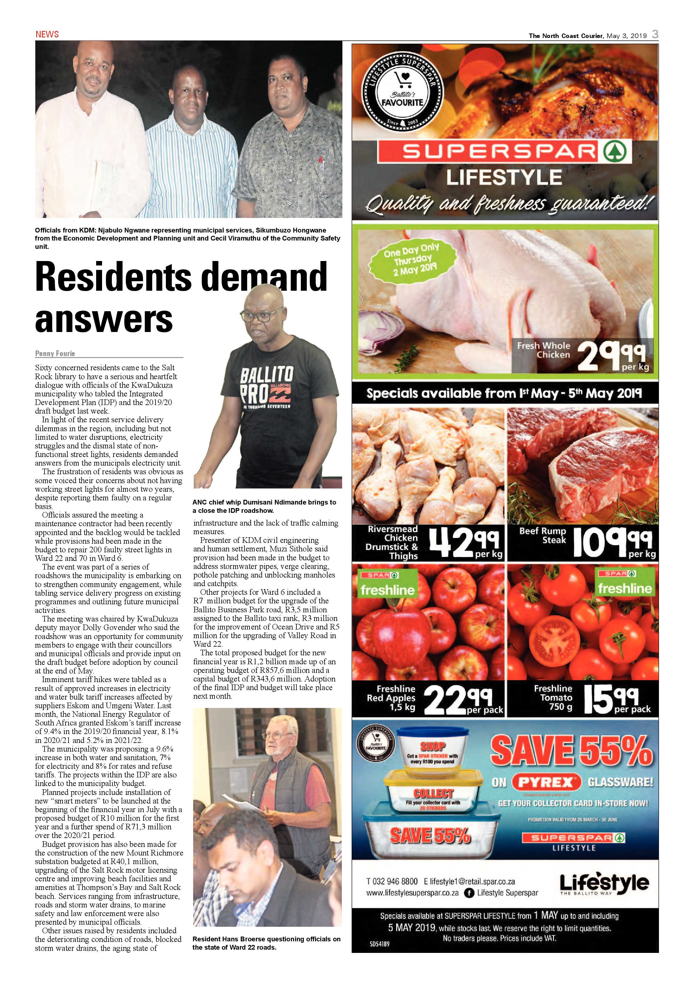 The North Coast Courier – 3 May 2019 page 3