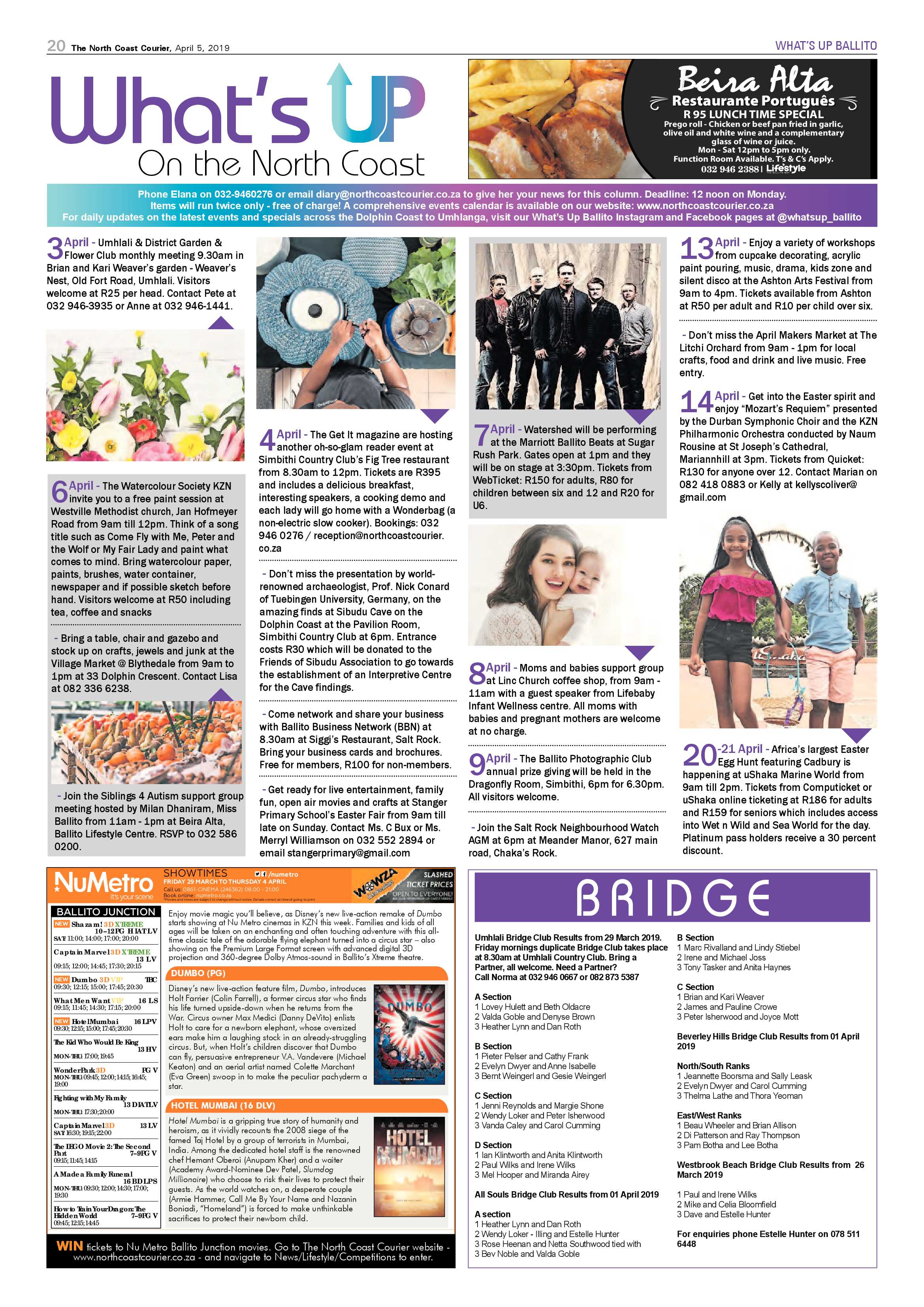 The North Coast Courier – 5 April 2019 page 20