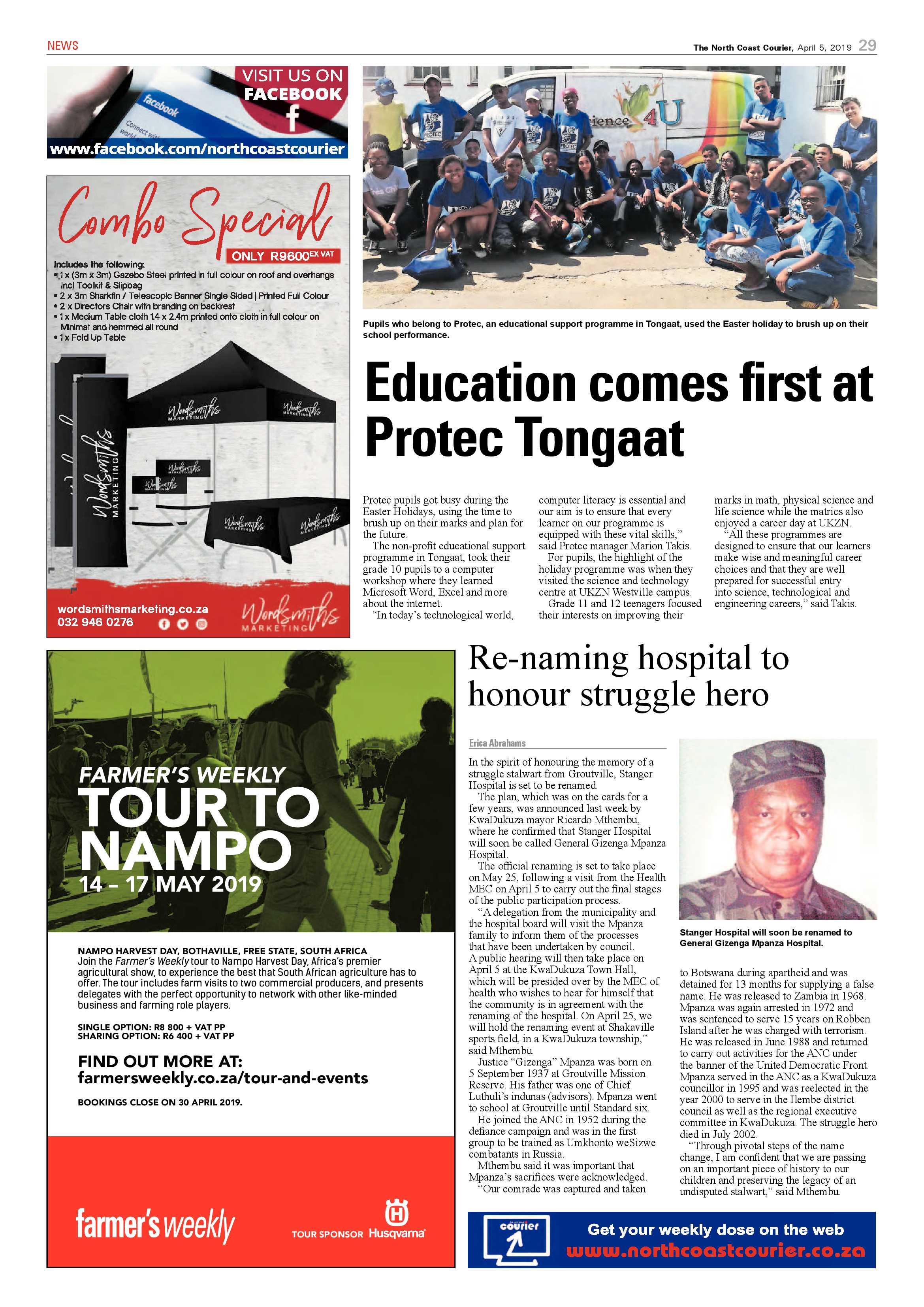 The North Coast Courier – 5 April 2019 page 29
