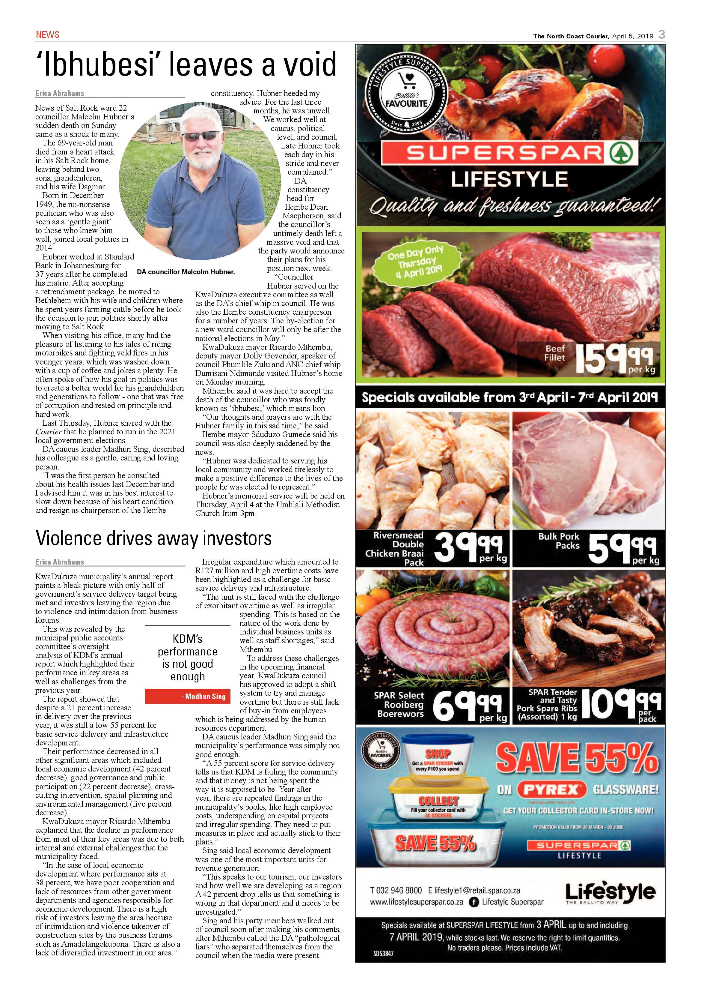 The North Coast Courier – 5 April 2019 page 3