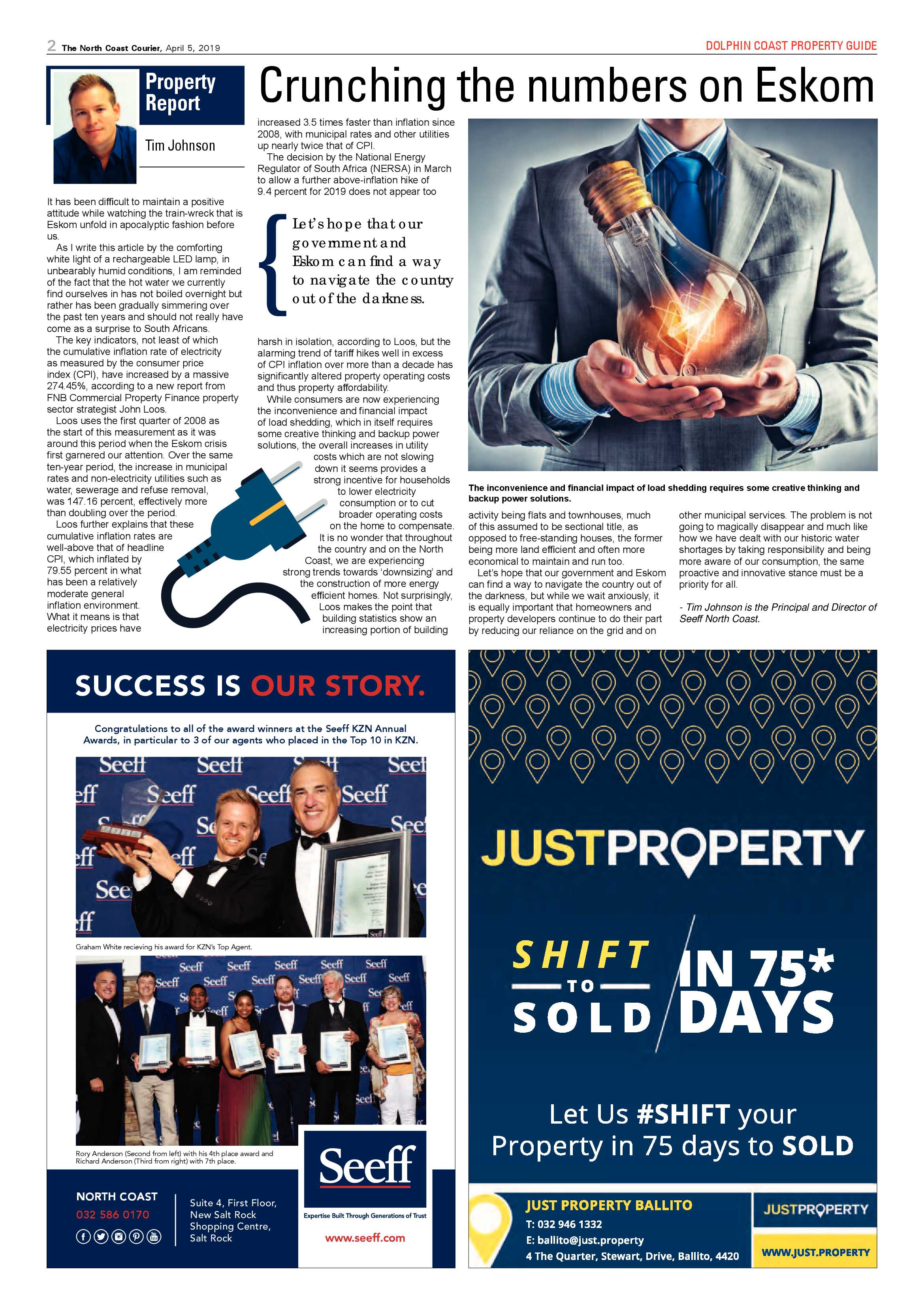 The North Coast Courier – 5 April 2019 page 34