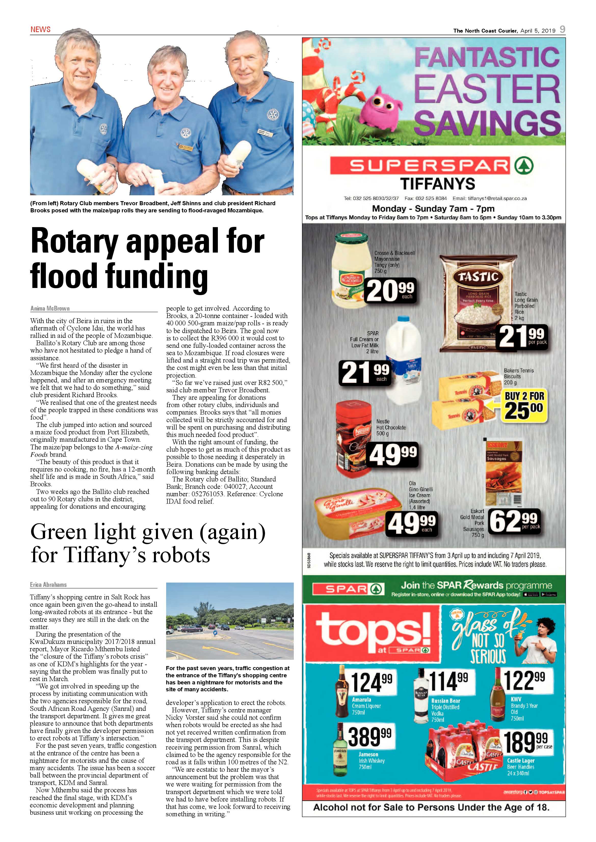 The North Coast Courier – 5 April 2019 page 9