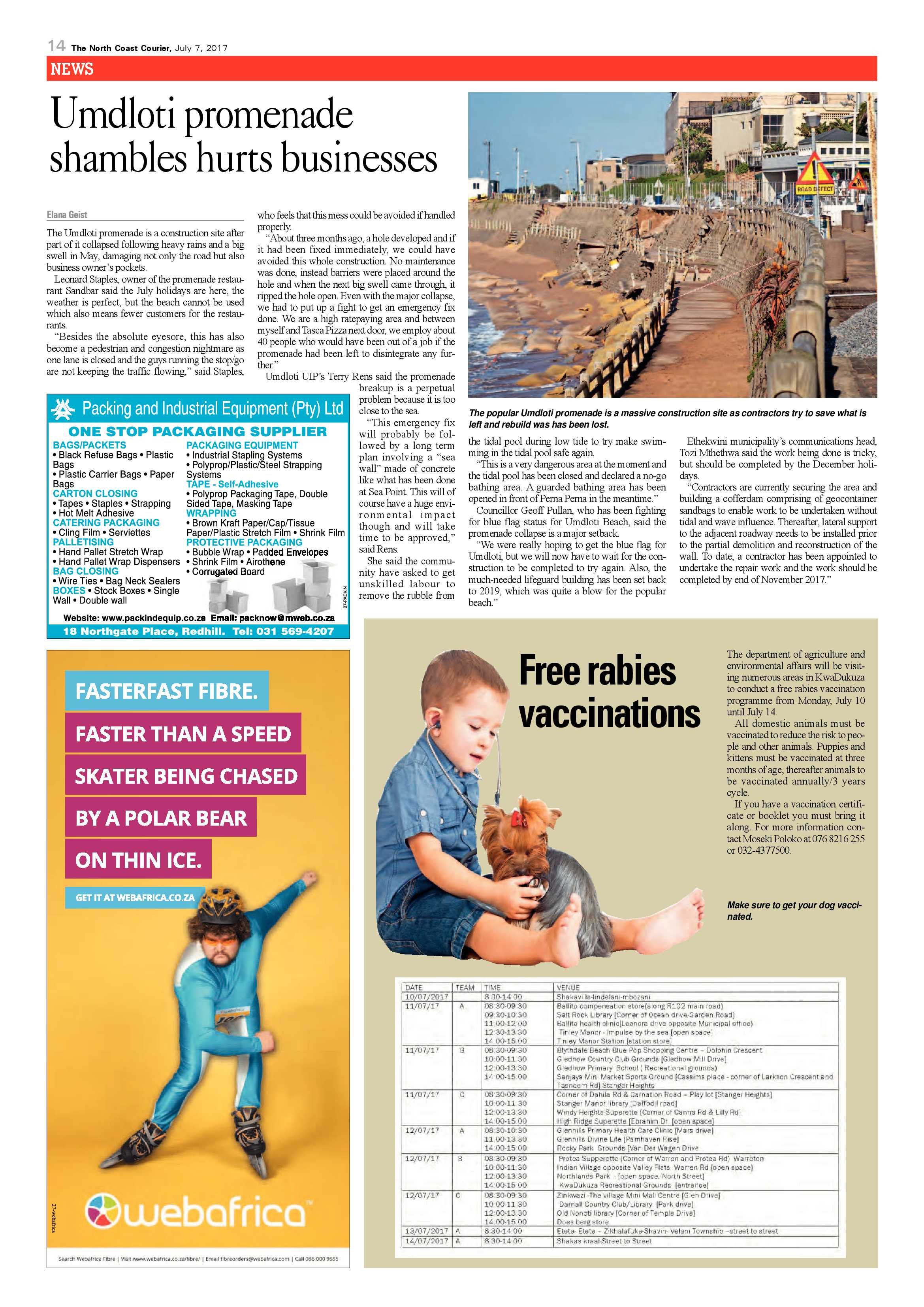 The North Coast Courier – 07 July 2017 page 14