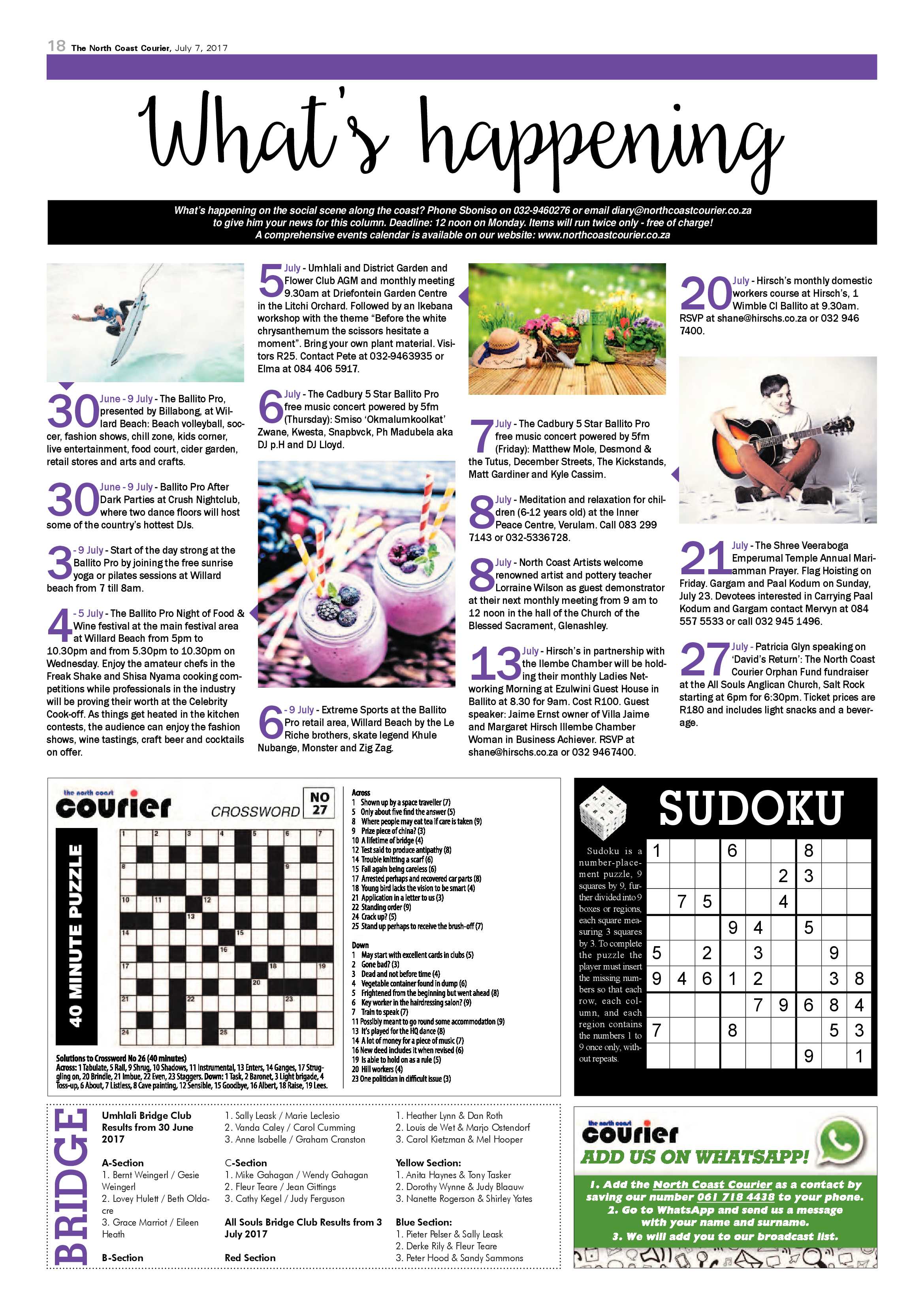 The North Coast Courier – 07 July 2017 page 18