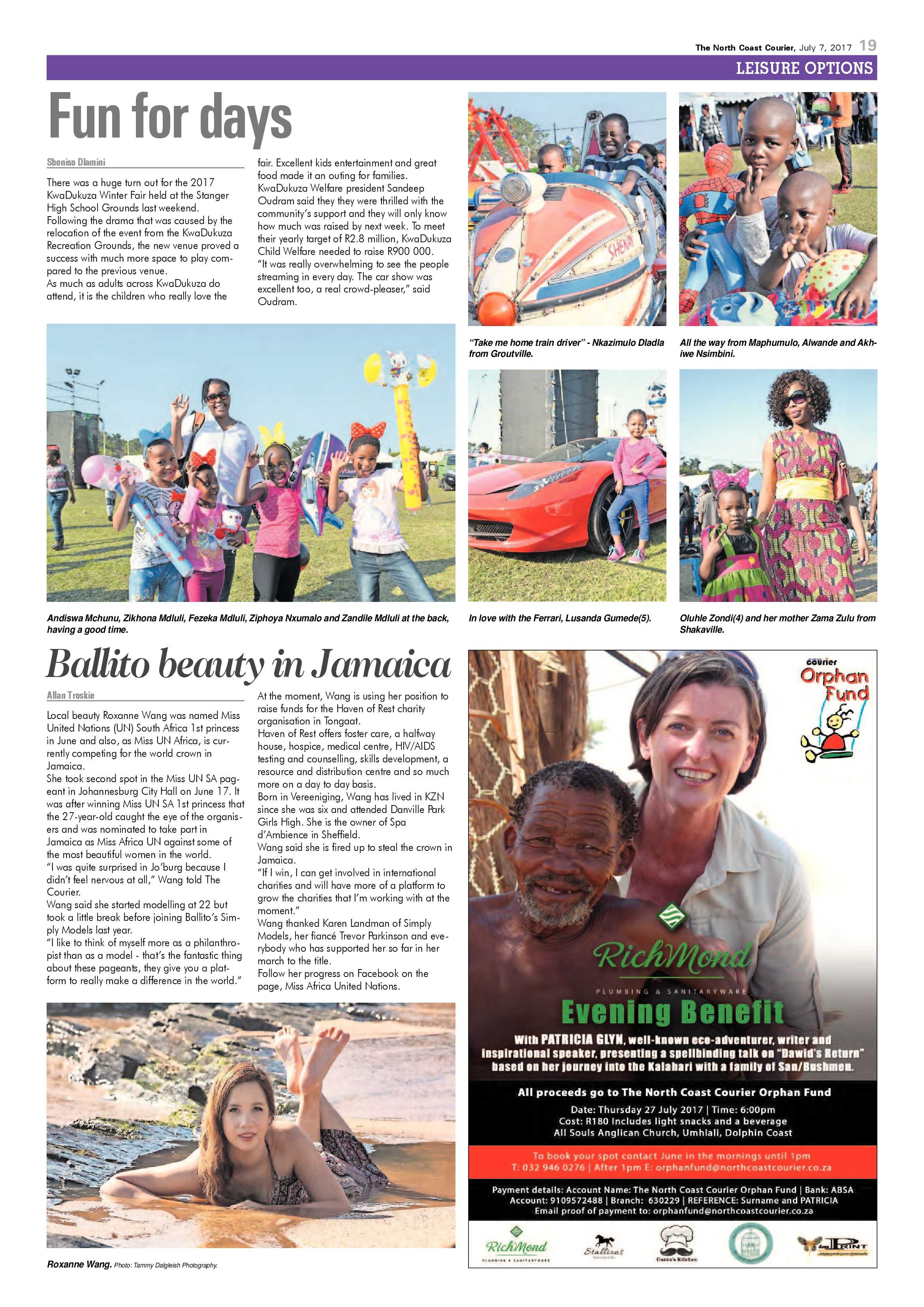 The North Coast Courier – 07 July 2017 page 19