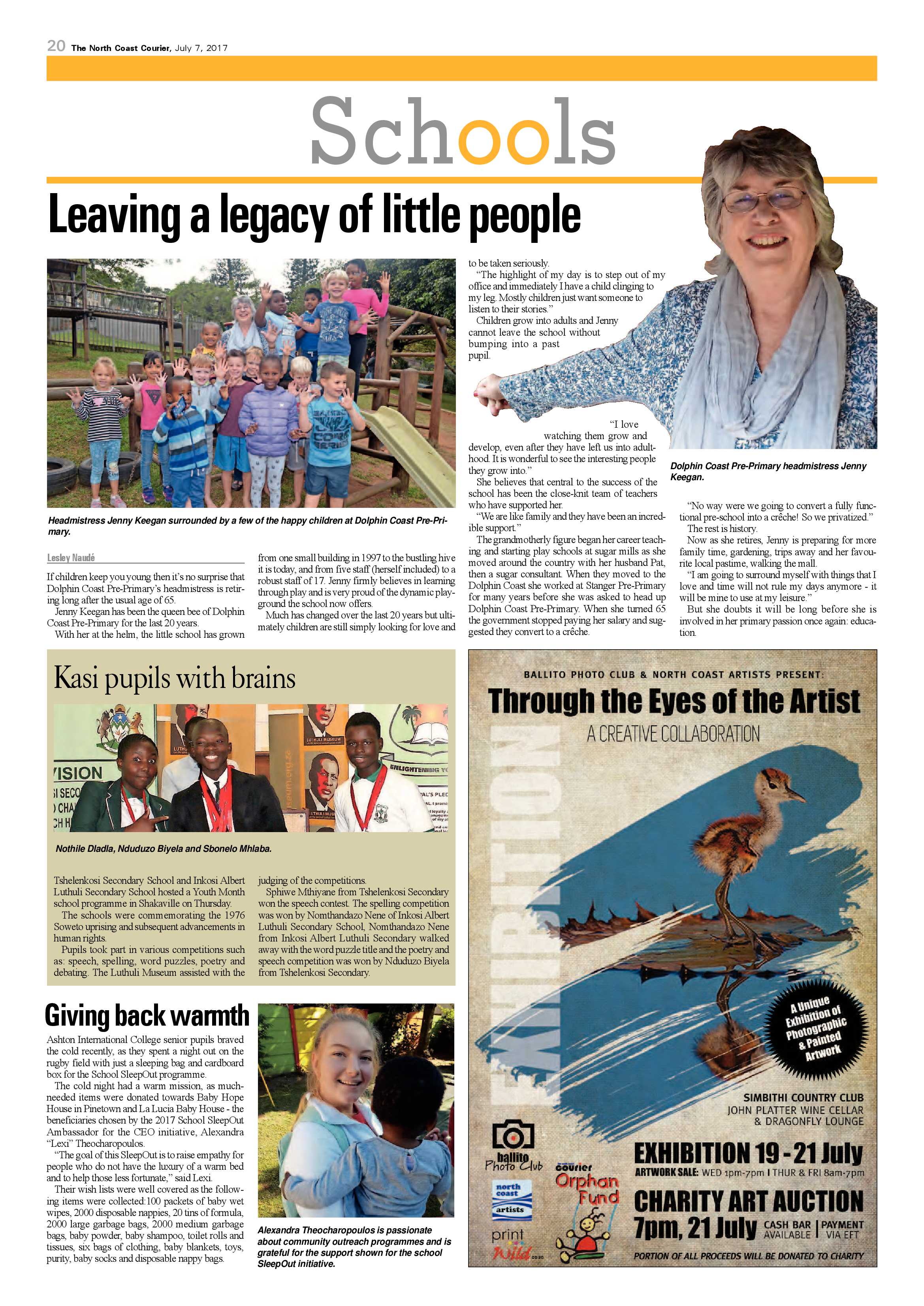 The North Coast Courier – 07 July 2017 page 20
