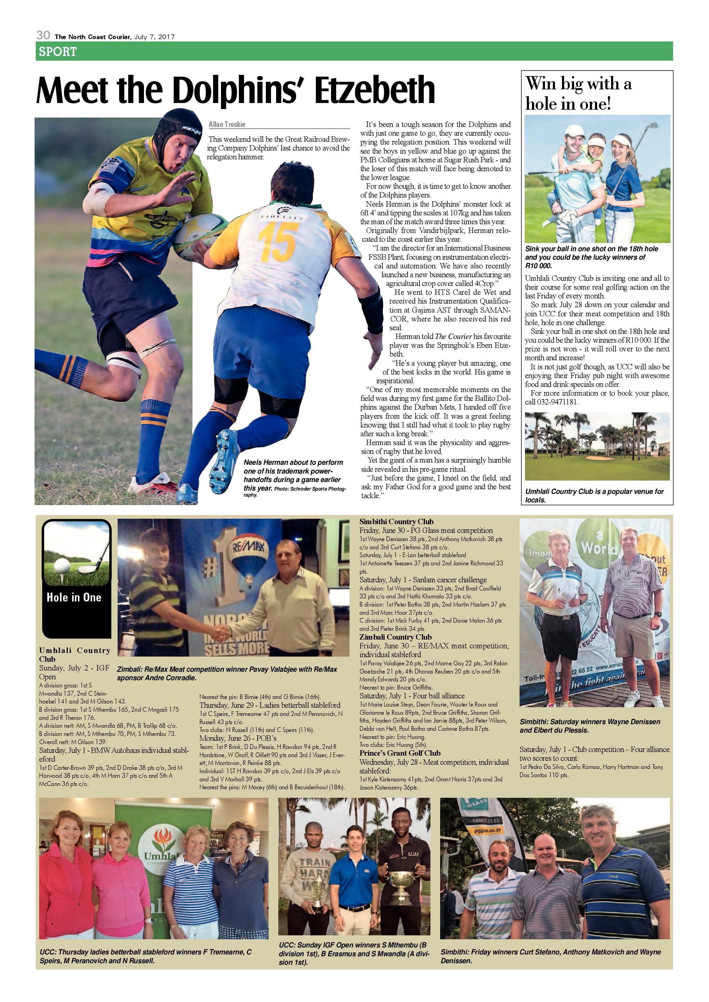 The North Coast Courier – 07 July 2017 page 30
