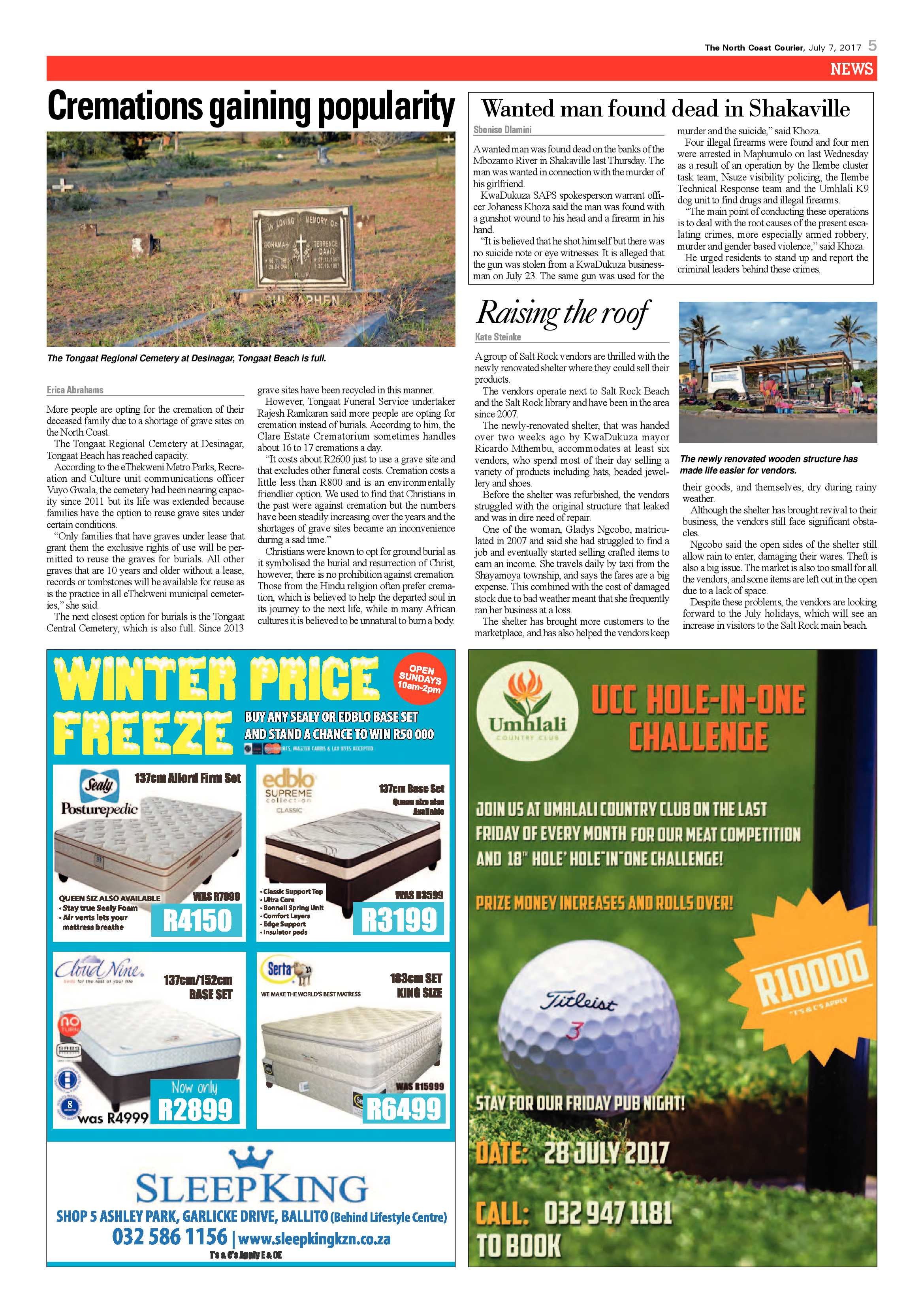 The North Coast Courier – 07 July 2017 page 5