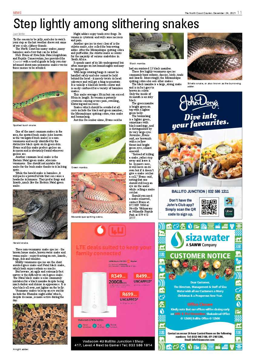 North Coast Courier 24 December 2021 page 11