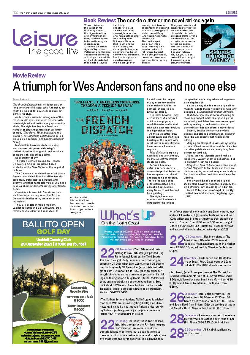 North Coast Courier 24 December 2021 page 12