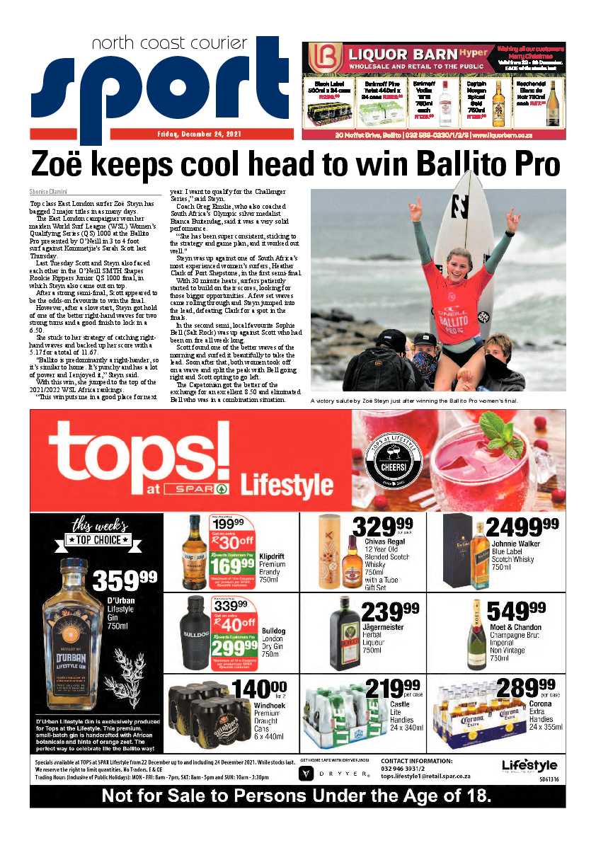 North Coast Courier 24 December 2021 page 16