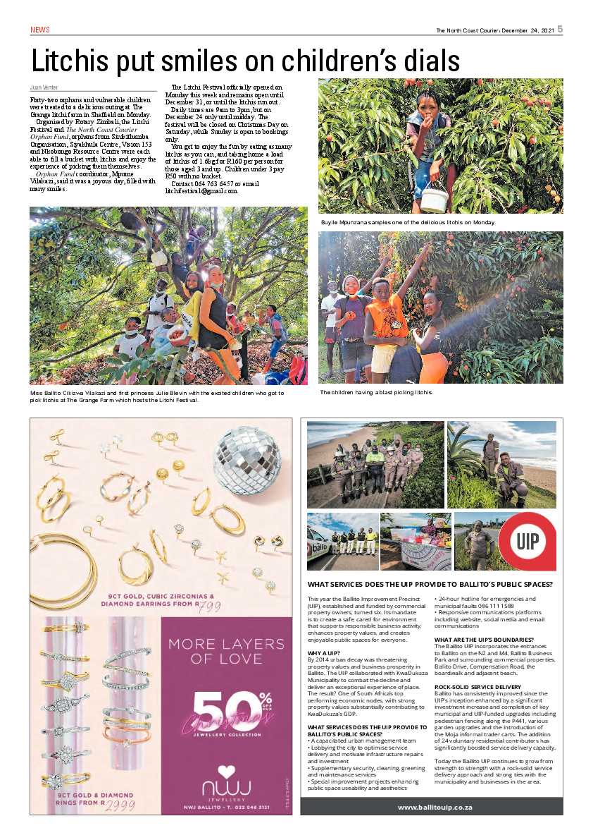 North Coast Courier 24 December 2021 page 5